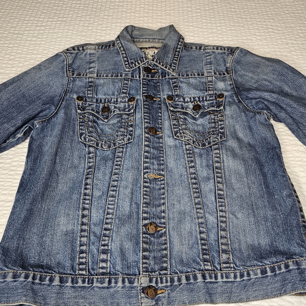 True Religion Blue Denim Jacket